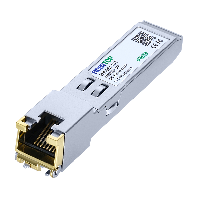 Module émetteur-récepteur cuivre RJ-45 100 m compatible Cisco® GLC-T 1000BASE-T SFP
