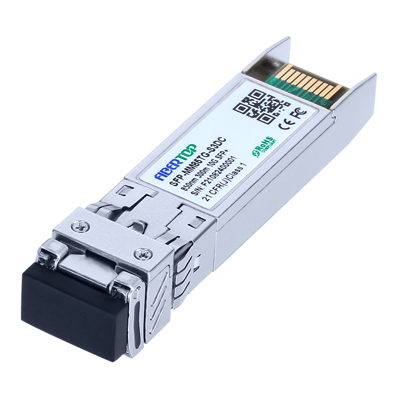 Module émetteur-récepteur MikroTik® S+85DLC03D compatible 10G SR SFP+ MMF 850nm 300m LC DOM