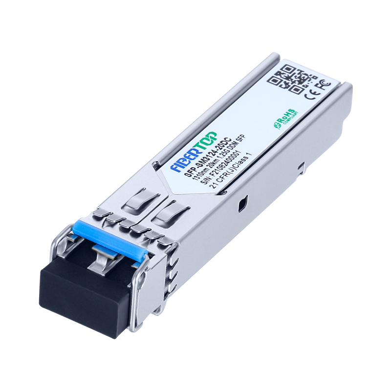 Cisco® GLC-LH-SM-20 Émetteur-récepteur SFP compatible 1000Base-LX/LH SMF 1310nm 20km LC DOM