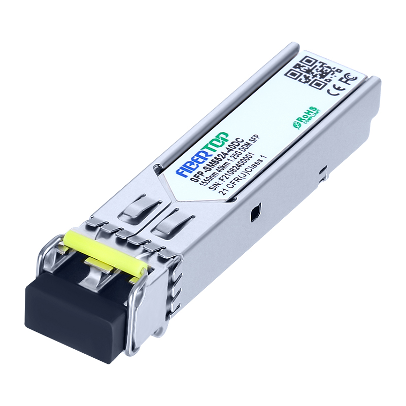 Émetteur-récepteur SFP 1000Base-EX compatible Juniper® SFP-1GE-EX1550-40 SMF 1550 nm 40 km LC DOM
