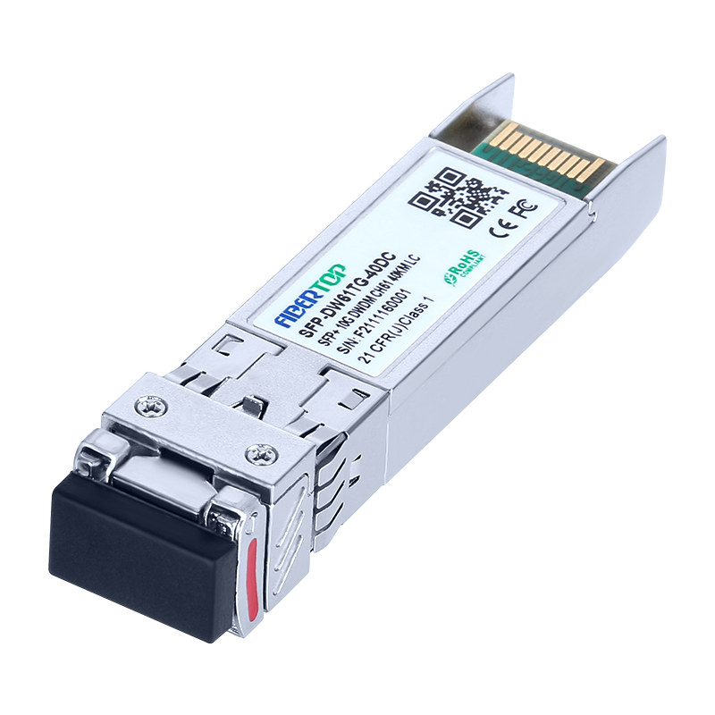 Émetteur-récepteur 10G DWDM SFP+ compatible Cisco ® DWDM-SFP10G-ER SMF CH17 ~ CH61 40 km LC DOM