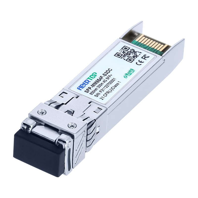 Finisar® FTLF8524P2BNL Émetteur-récepteur SFP Fibre Channel compatible 4G MMF 850nm 300m LC DOM