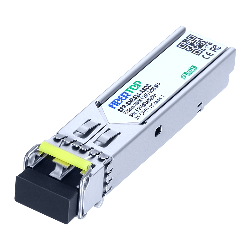 Émetteur-récepteur SFP 1,25G compatible Cisco® GLC-EZX-SM-160 SMF 1550nm 160km LC DOM