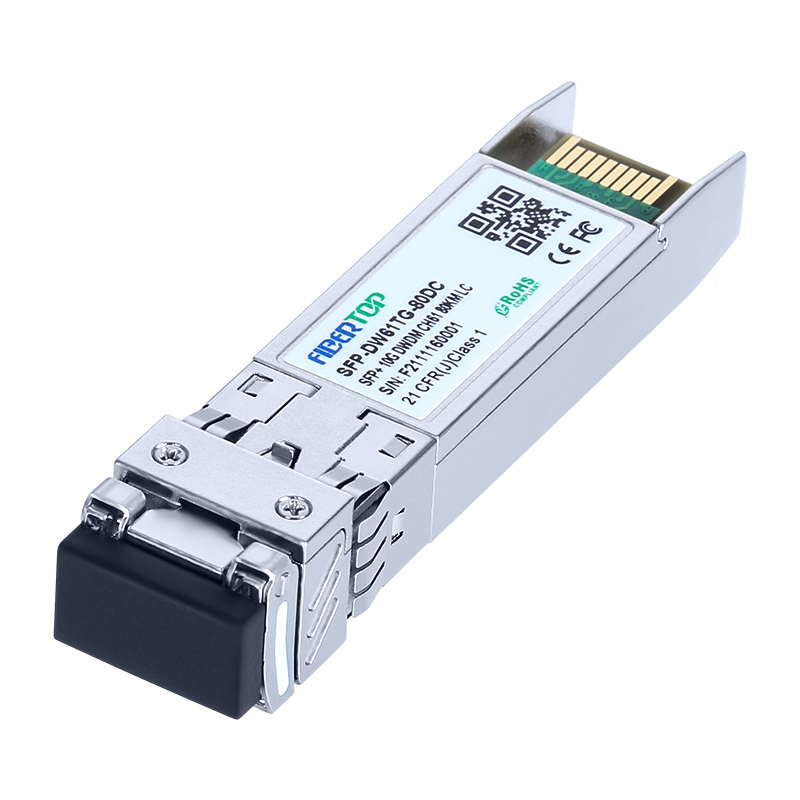Émetteur-récepteur SFP+ 10GBase-DWDM compatible HW® SFP-10G-ZDWT-A5 80 km LC DOM
