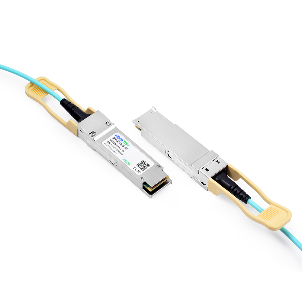 Câble optique actif compatible 100GBase-AOC QSFP28 Juniper Networks JNP-100G-AOC-3M
