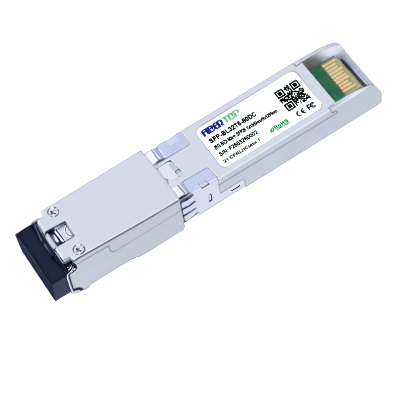 Émetteur-récepteur SFP28 25GBASE-ZR 25G BIDI 80 km Tx1310nm / Rx1270nm