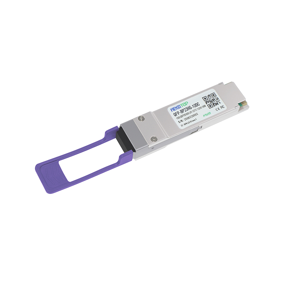 Module émetteur-récepteur optique FIBERTOP 100G QSFP28 BiDi LR 10km 1271nm/1331nm SM LC